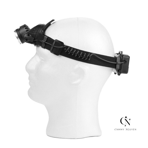 LED Head Lash Light - Battery Operated (UV Clear Adhesive Included)