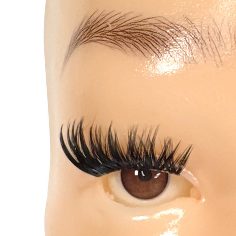 Cluster Lashes - Clear Band Press On