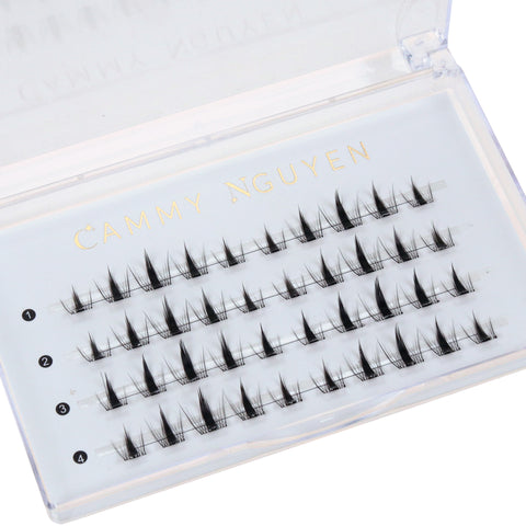 Cluster Lashes - Mapped Press On - Spiky