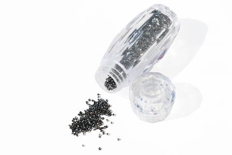 PIXIE RHINESTONES (SILVER BLACK)