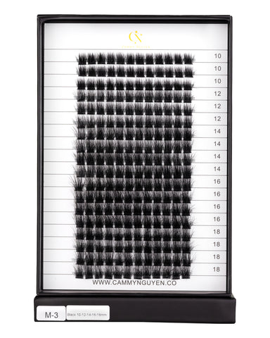 Mega Lash Extension Clusters
