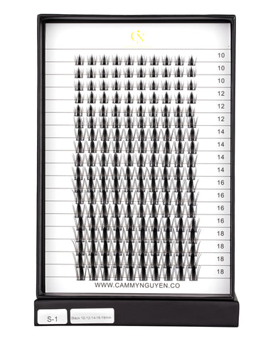 Spiky Lash Extension Clusters