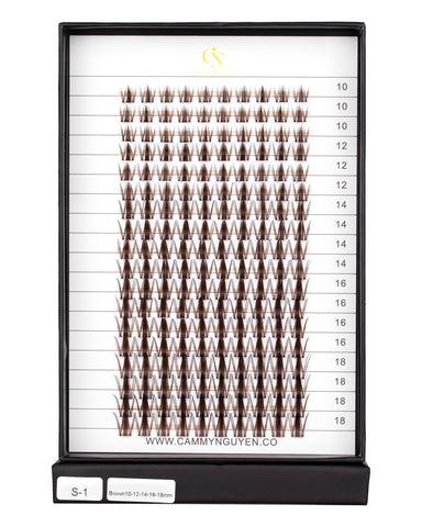 Spiky Lash Extension Clusters