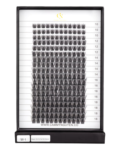 Wispy Lash Extension Clusters