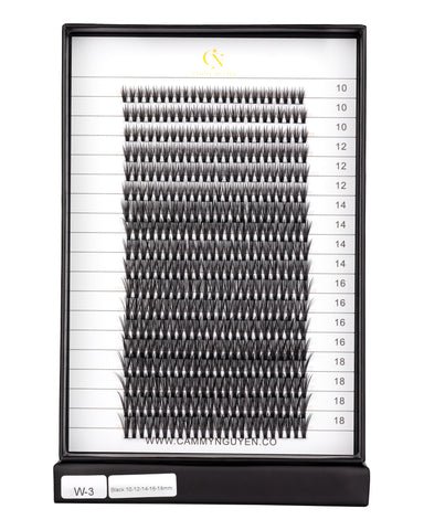 Wispy Lash Extension Clusters