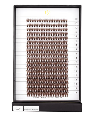 Wispy Lash Extension Clusters