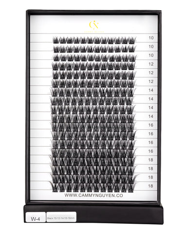 Wispy Lash Extension Clusters