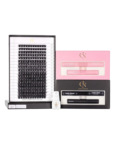 Wispy Lash Extension Clusters